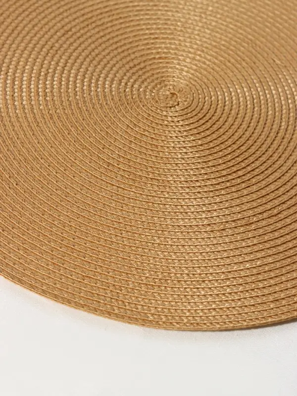 Салфетка сервировочная на стол &laquo;Лофт&raquo;, d=38 см, бежевая