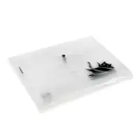 Папка-конверт А4, ErichKrause Clear Cat, на кнопке, МИКС