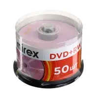 Диск DVD+RW Mirex Brand, 4x, 4.7 Гб, Cake Box, 50 шт Диск DVD+RW Mirex Brand, 4x, 4.7 Гб, Cake Box, 50 шт