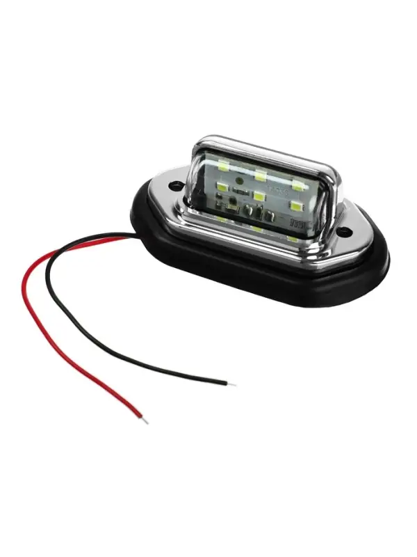 Плафон подсветки номера TORSO, 12-24 В, 65&times;28&times;12 мм, провод 18 см