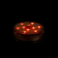 Светильник подводный с выключателем, 10LED, 3 Вт, IP68, RGB, от батареек 3хААА (не в компл.)