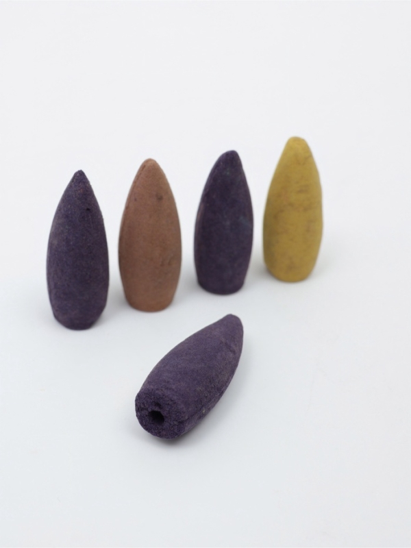 Подставка для благовоний TAKE IT EASY «Чаши мироздания», набор благовоний конусы, стелющийся дым, 4.3×3.5×6см