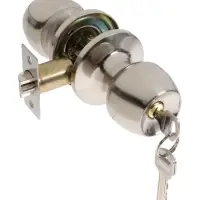 Защелка 1203, с ключом, цвет матовый никель