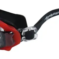 Очки для плавания детские ONLYTOP, беруши, цвет чёрный