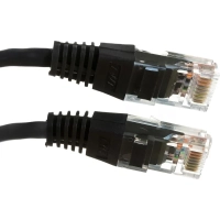 Патч-корд TWT TWT-45-45-5.0-BK UTP кат.5e, 5.0 м, черный
