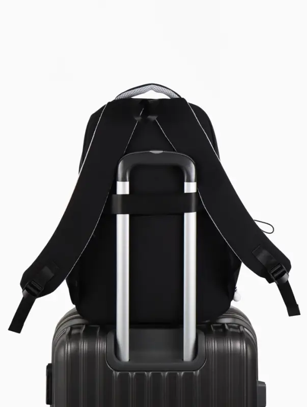 Рюкзак школьный, однотонный, 32&times;14&times;45 см, чёрный