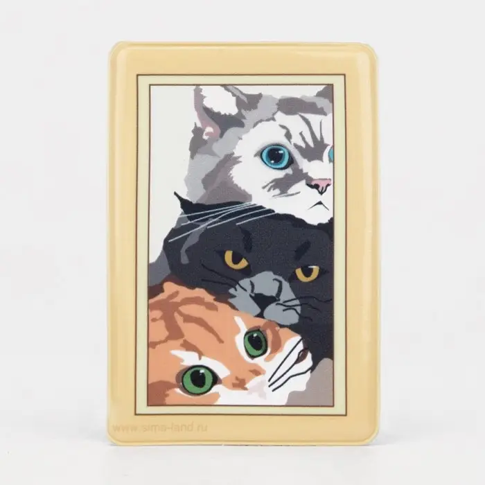 Обложка для проездного, пропуска, цвет бежевый/разноцветный Обложка для проездного, пропуска, цвет бежевый/разноцветный