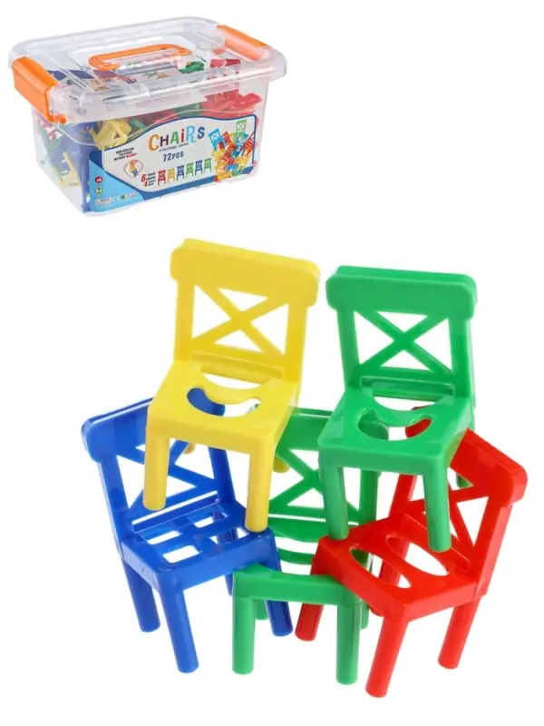 Настольная игра &laquo;Баланс стулья&raquo;, 72 стула, 1-8 игроков, 3+