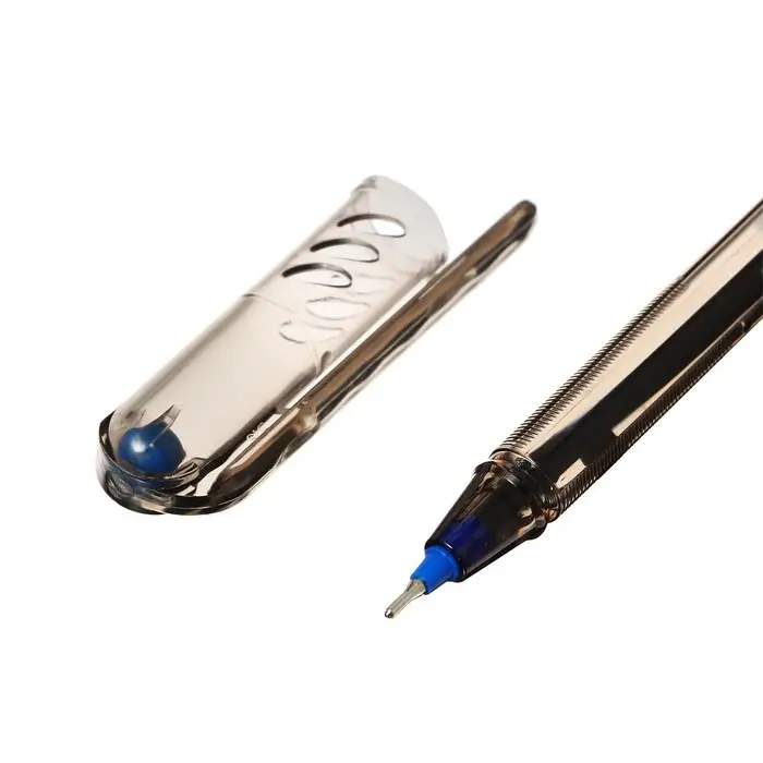 Ручка шариковая масляная Pensan My-Tech, узел-игла 0.7 мм, чернила синие + дисплей