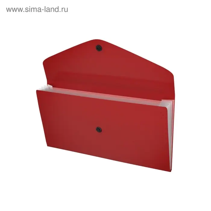 Папка 260&times;138 мм (Travel), 4 отделения, 400 мкм, ErichKrause Matt Classic, на кнопке, тиснение &laquo;песок&raquo;, микс
