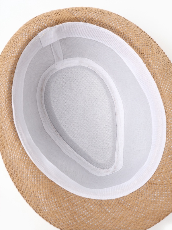 Шляпа мужская MINAKU "Пляж", размер 58, цвет коричневый