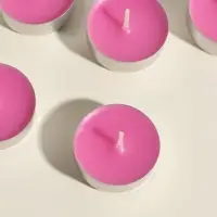 Набор свечей ароматических чайных &laquo;Роза&raquo;, 10 г, 9 шт.