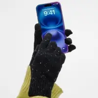 Перчатки сенсорные Spotti Senso, черные, размер S/M