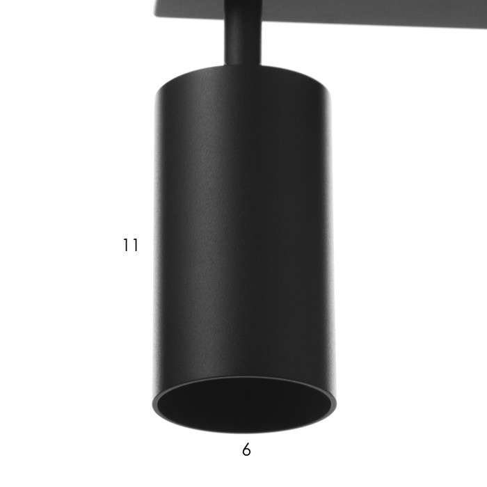 Спот Спот "Этнес" 3хGU10 черный 50х6,5х16,5 см