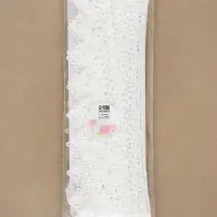 Кружево гипюровое, 35 мм &times; 9 &plusmn;0.5 м, цвет белый