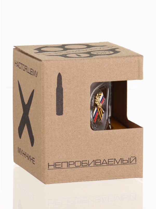 Стакан Стакан "Непробиваемая. Георгиевская лента"