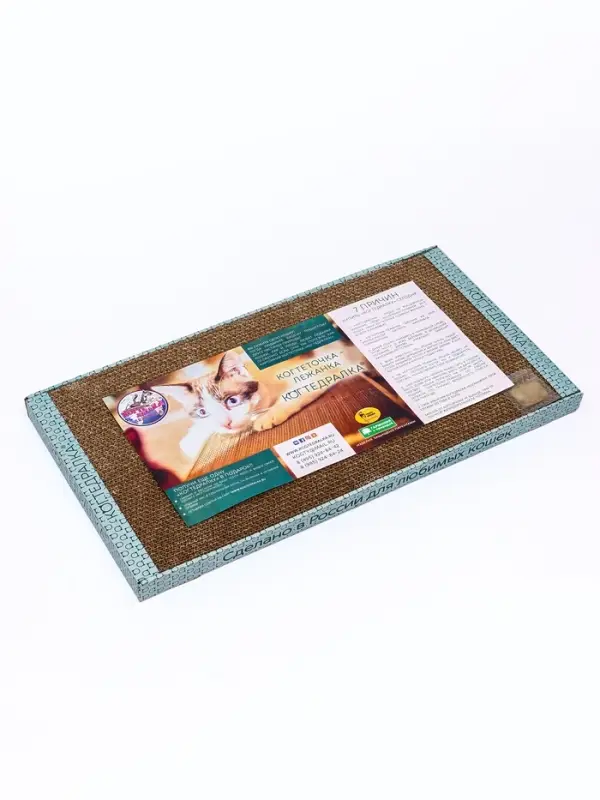 Домашняя когтеточка-лежанка для кошек, 56&times;30 см, гофрокартон