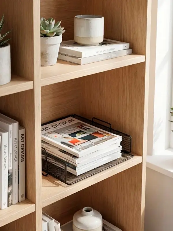 Лоток для бумаг Calligrata, горизонтальный, металлическая сетка, 1 отделение, чёрный