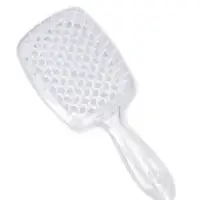 Расчёска массажная, широкая, продуваемая, 8.5&times;20.5(&plusmn;1) см, прозрачная