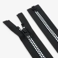 Молния &laquo;Трактор&raquo;, №8, разъёмная, 60 см, замок автомат, чёрная