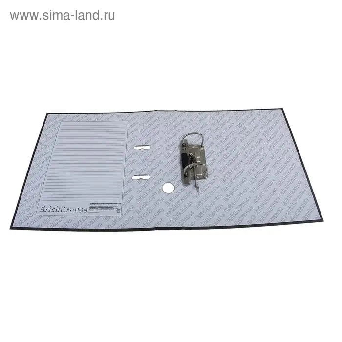 Папка-регистратор А4, 50 мм, ErichKrause Basic, собранная, этикетка на корешке, мраморная, серая, вместимость 350 листов Папка-регистратор А4, 50 мм, ErichKrause Basic, собранная, этикетка на корешке, мраморная, серая, вместимость 350 листов
