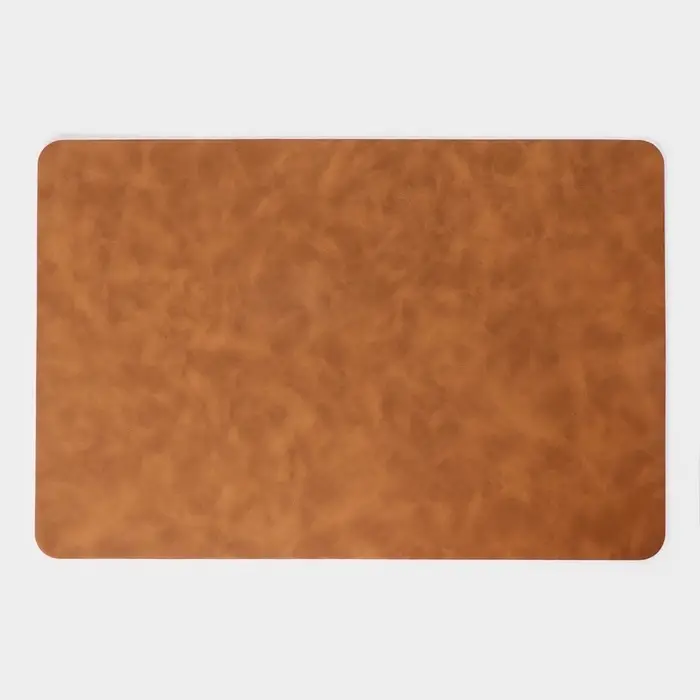 Салфетки сервировочные Magistro, 4 шт., экокожа, 45&times;30 см, коричневые