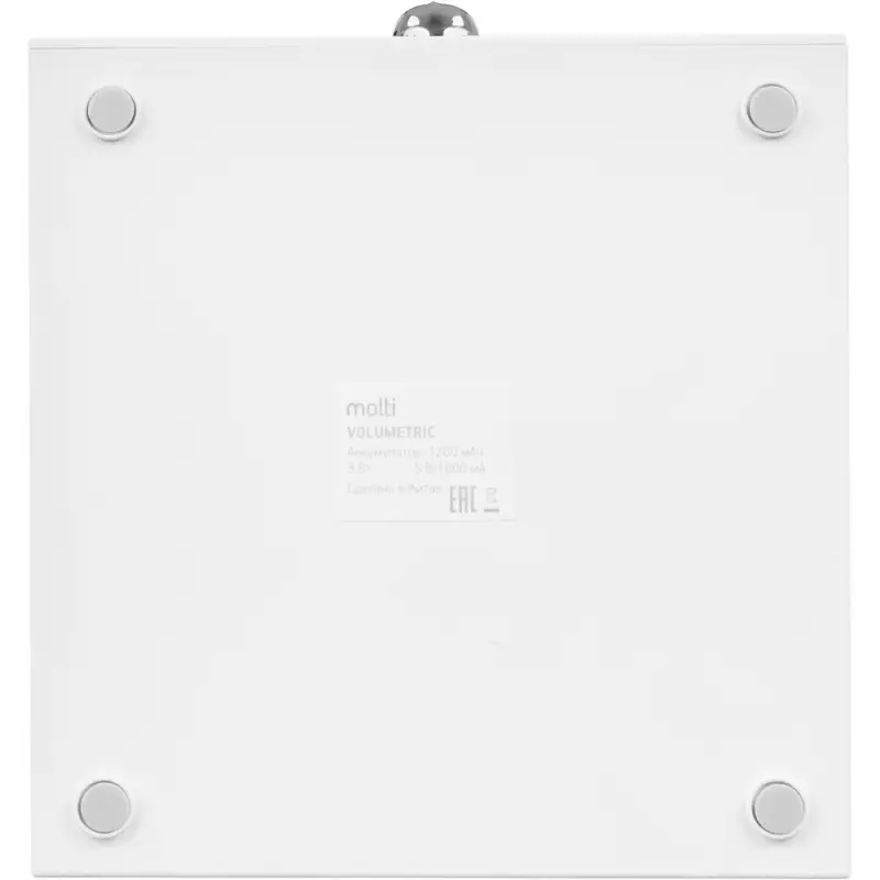 Bluetooth-колонка с подсветкой Volumetric, белая Bluetooth-колонка с подсветкой Volumetric, белая