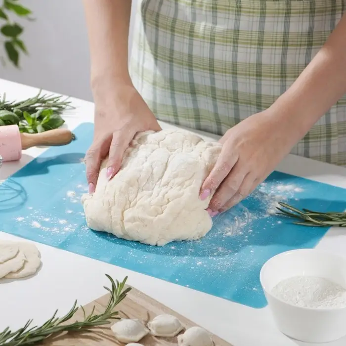 Коврик для выпечки и раскатки теста с разметкой Доляна &laquo;Буссен&raquo;, силикон, 38&times;28 см, МИКС