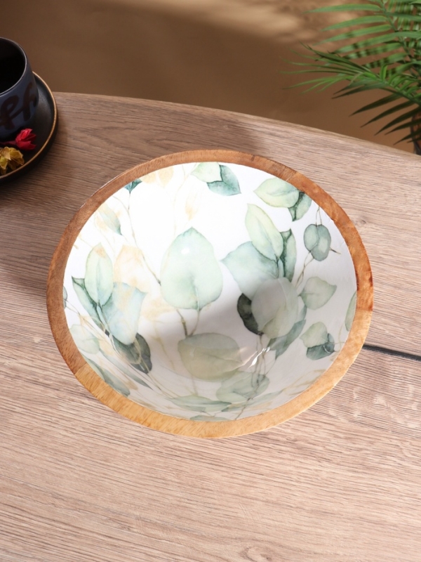 Салатник «Листья», 25×25×10 см, дерево манго Салатник «Листья», 25×25×10 см, дерево манго