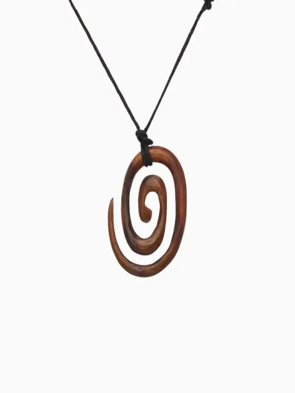 Кулон &laquo;Спираль&raquo;, дерево соно