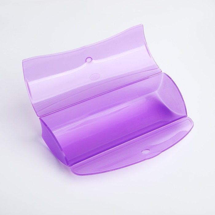 Футляр для очков на застёжке, длина 15,4 см, цвет МИКС Футляр для очков на застёжке, длина 15,4 см, цвет МИКС