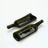 Тарелка бутылка, сервировочная, набор 2 шт.