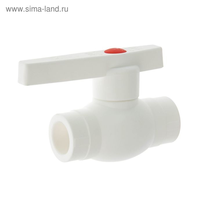 Кран VALFEX OPTIMA, полипропиленовый, со стальным омедненным шаром, d=20 мм Кран VALFEX OPTIMA, полипропиленовый, со стальным омедненным шаром, d=20 мм