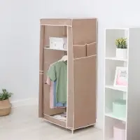 Шкаф тканевый каркасный, складной LaDо́m, 70&times;45&times;150 см, бежевый