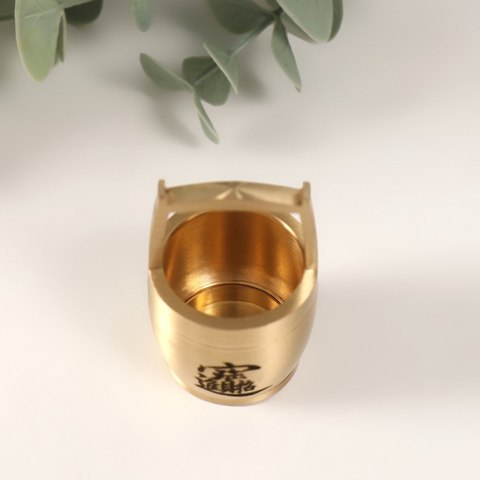 Сувенир латунь Сувенир латунь "Чаша богатства Цзиньбао" 3х3х5 см