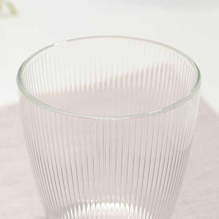 Стакан низкий стеклянный «Концепто Страйпи», 250 мл Стакан низкий стеклянный «Концепто Страйпи», 250 мл