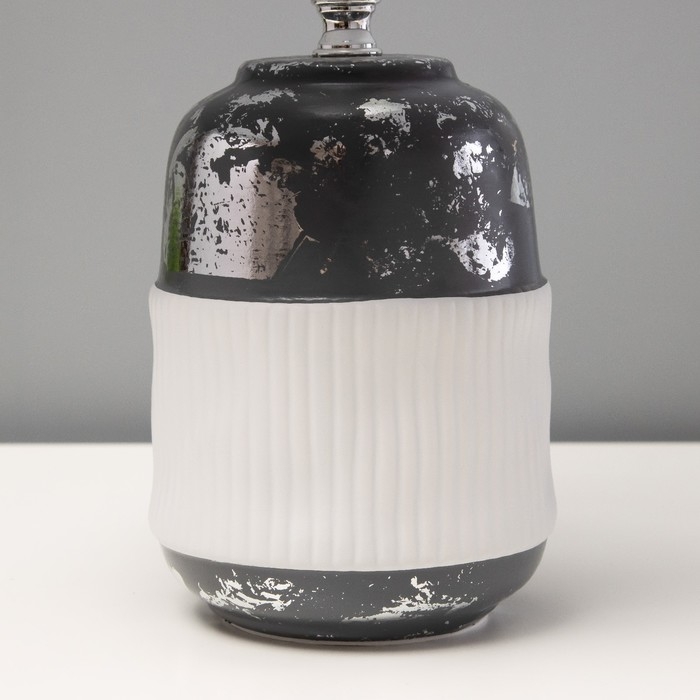 Настольная лампа Настольная лампа "Арнелла" Е27 40Вт серо-белый 20х20х32 см