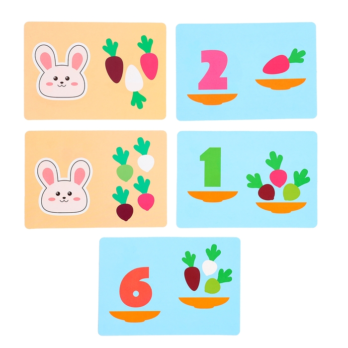 Развивающий набор «Умные весы. Зайкин огород» Развивающий набор «Умные весы. Зайкин огород»