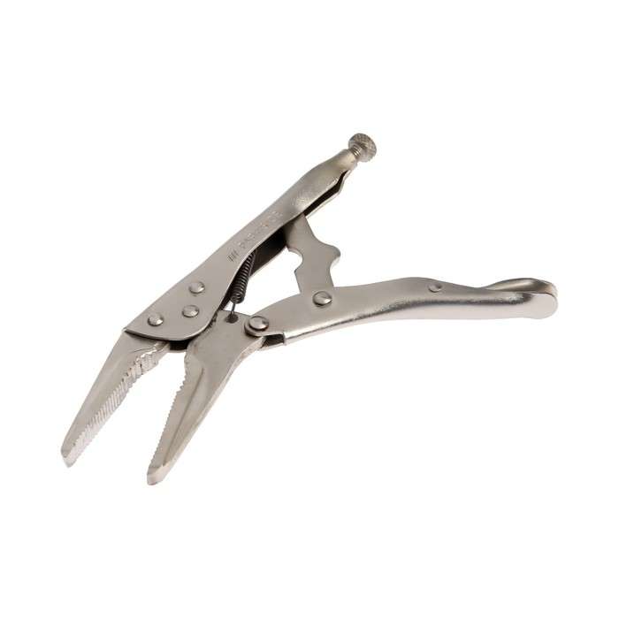 Зажим ручной ТУНДРА, удлиненный плоский захват, с фиксатором, 225 мм Зажим ручной ТУНДРА, удлиненный плоский захват, с фиксатором, 225 мм