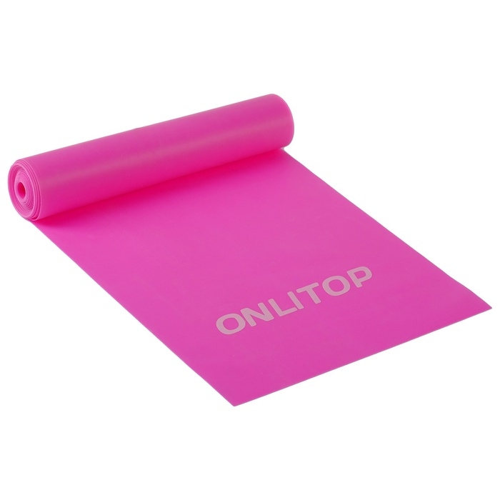 Эспандер ленточный для фитнеса ONLYTOP, 150х15х0,04 см, 10 кг, цвета МИКС Эспандер ленточный для фитнеса ONLYTOP, 150х15х0,04 см, 10 кг, цвета МИКС