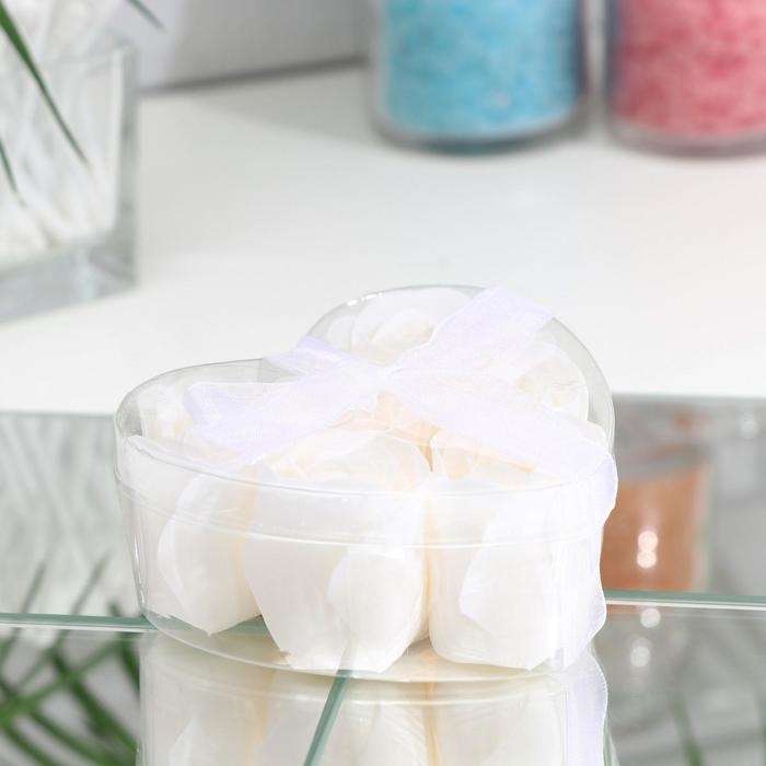 Мыльные розочки, белые, набор 6 шт. Мыльные розочки, белые, набор 6 шт.