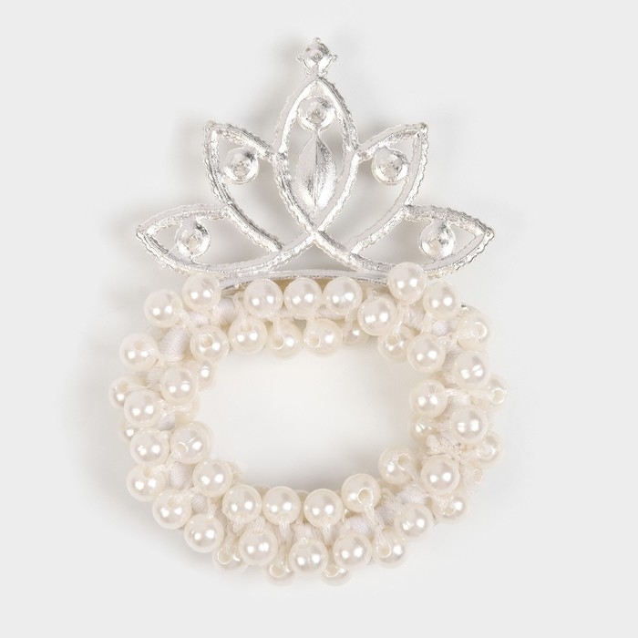 Резинка для волос новогодняя «С новым годом» на Новый год, диам 5 см Резинка для волос новогодняя «С новым годом» на Новый год, диам 5 см