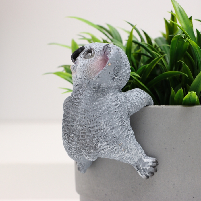 Декор на кашпо  Декор на кашпо "Коала Юма" 6х6х11см