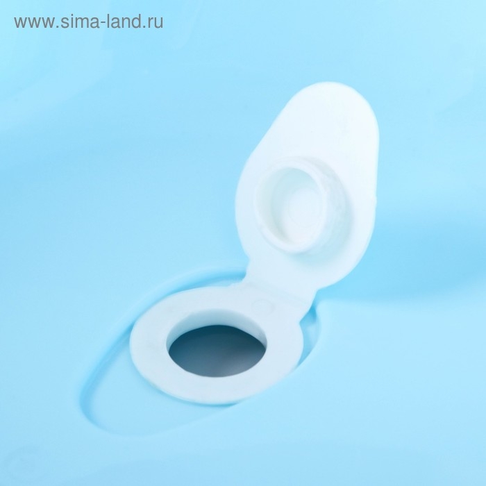 Ванночка «Буль-Буль», со сливом, цвет голубой, ковш МИКС Ванночка «Буль-Буль», со сливом, цвет голубой, ковш МИКС