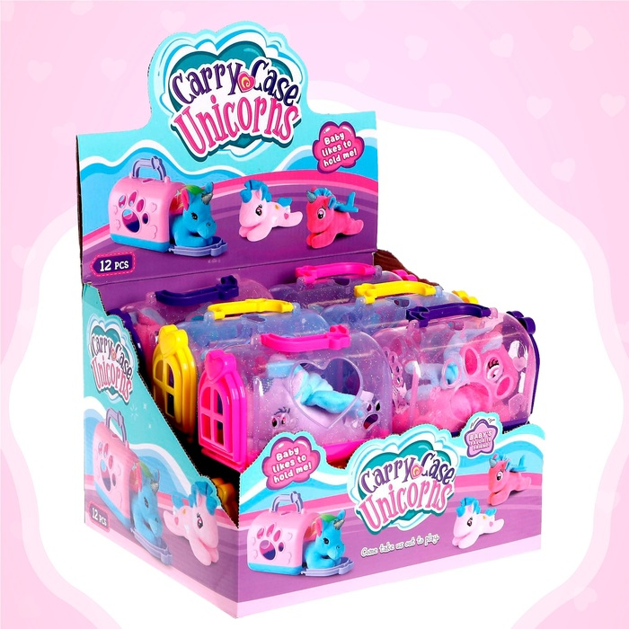 Игрушка «Единорог» в переноске, МИКС Игрушка «Единорог» в переноске, МИКС