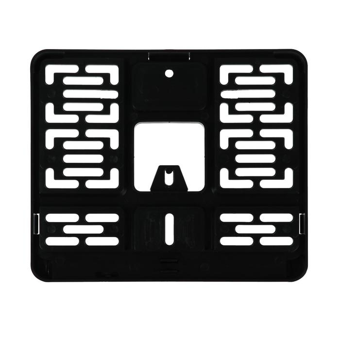 Рамка под номерной знак на мотоцикл/мопед/квадроцикл, 190*145 мм, черная, AFC-14, ГОСТ Р 50577-2018