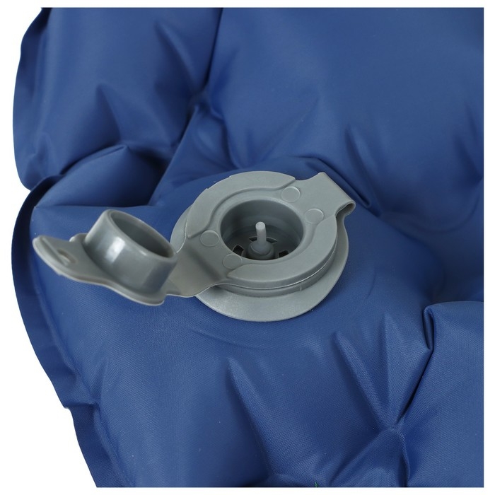 Коврик туристический maclay, надувной, 190х58х5 см, цвет синий Коврик туристический maclay, надувной, 190х58х5 см, цвет синий