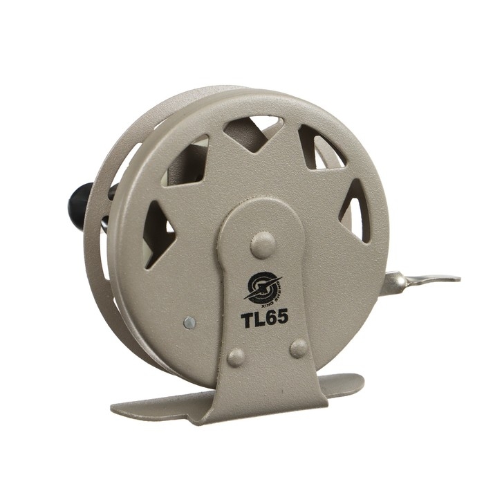 Катушка инерционная, металл, диаметр 6.5 см, цвет коричневый, TL65 Катушка инерционная, металл, диаметр 6.5 см, цвет коричневый, TL65