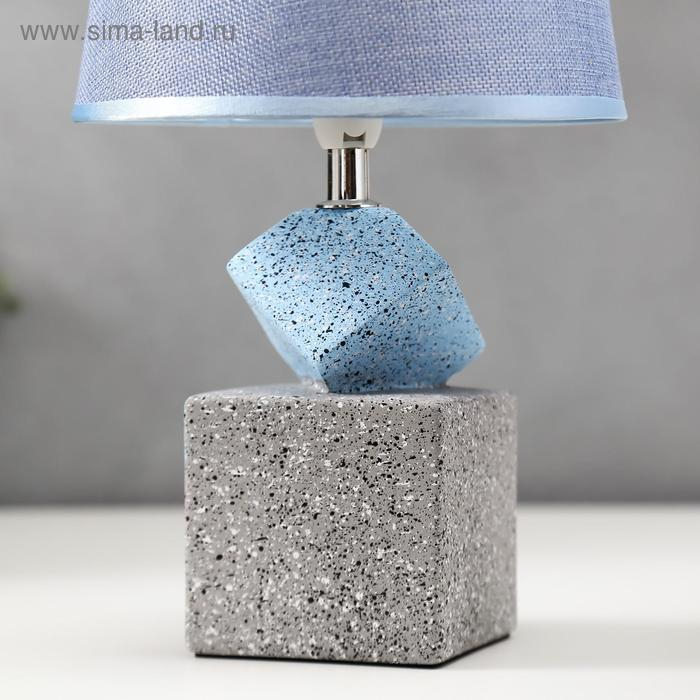 Лампа настольная 16251/1BL Е14 40Вт синий 20х20х33,5 см RISALUX