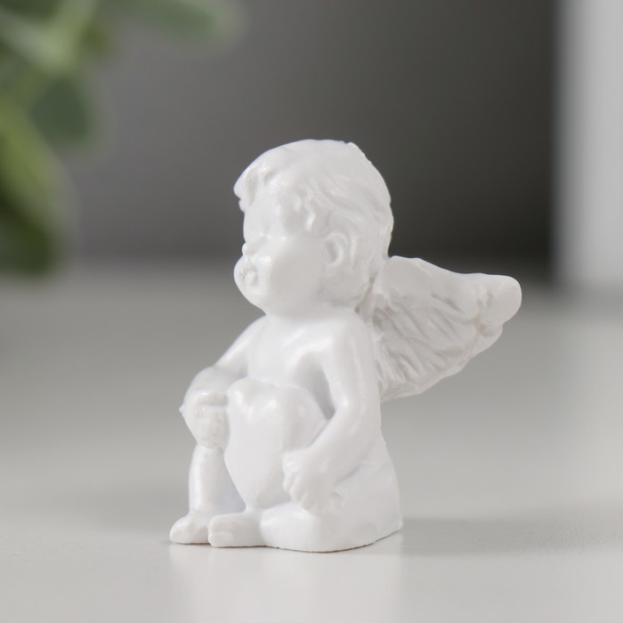 Сувенир полистоун Сувенир полистоун "Белоснежный малыш-ангелок" МИКС 2,5х2,5х3,5 см